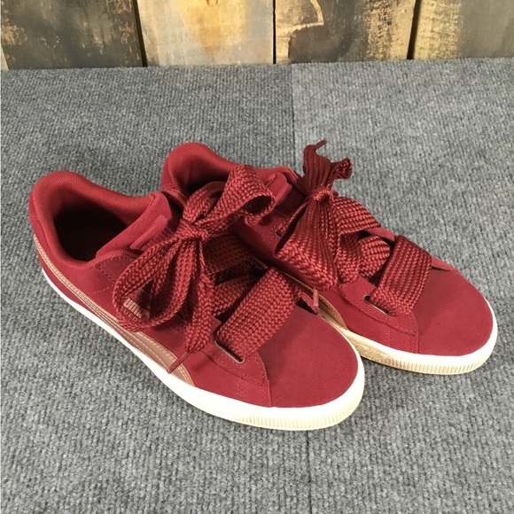 Puma suede sneakers large shoelace children size 5.5 - Picture 2 of 9